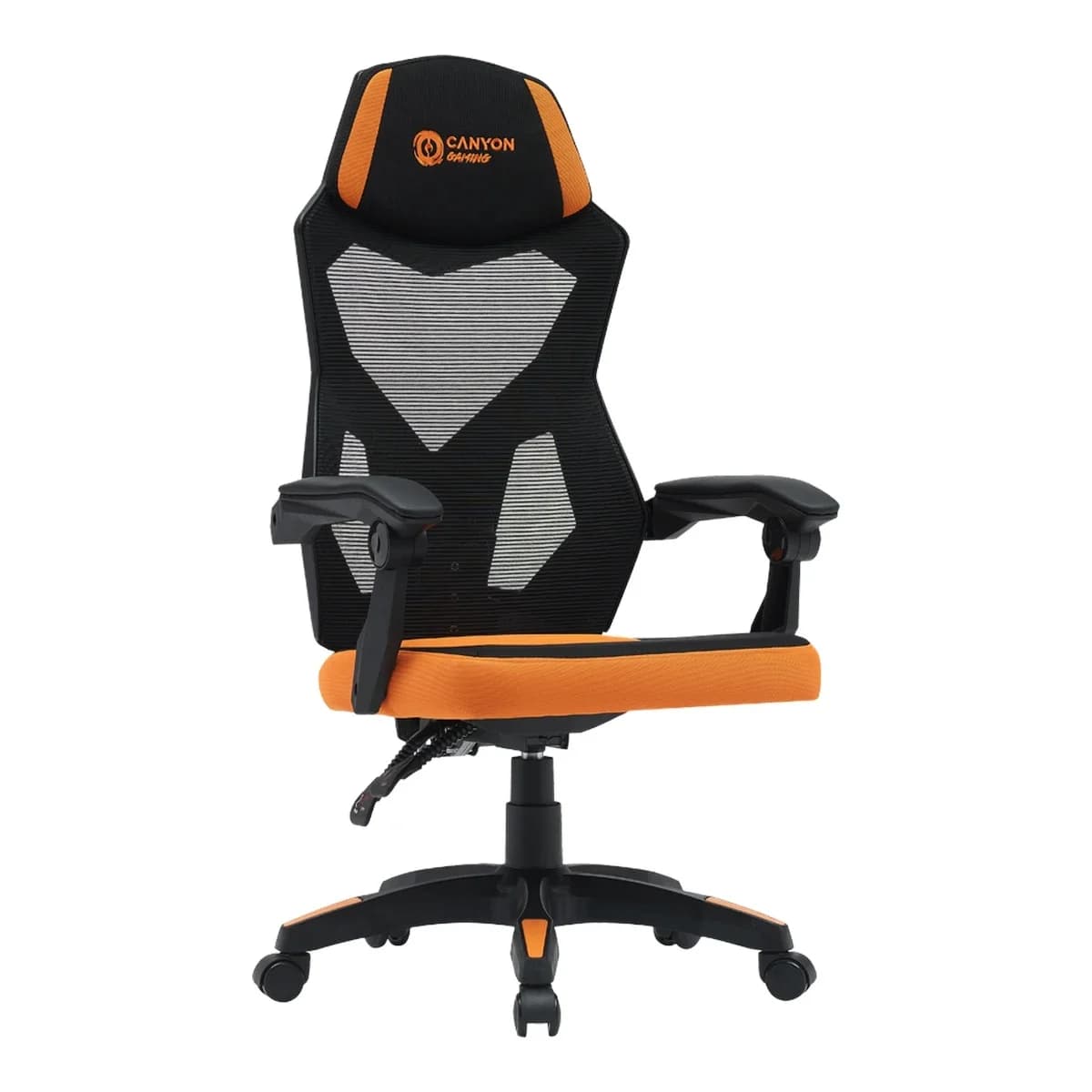 CANYON Gaming Stolica Wave MCH02 - Mrežasta, Crno-Narandžasta, Ergonomska
