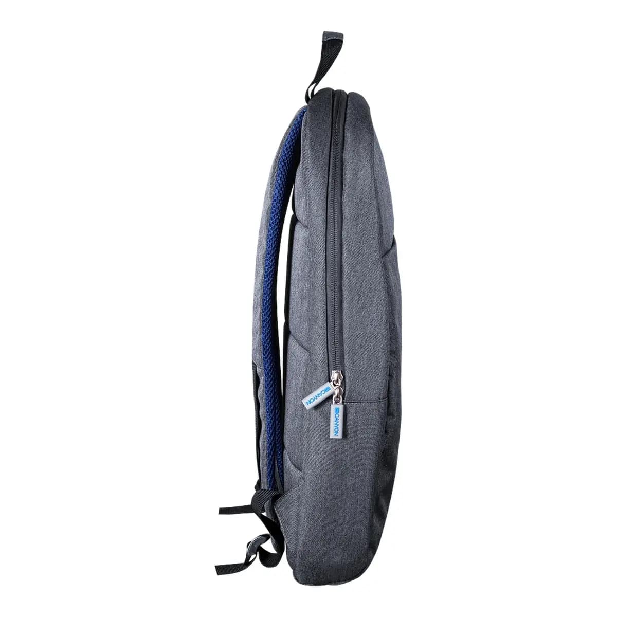 CANYON BP-4 Backpack for 15.6'' laptop material 300D polyeste Gray 450*285*85mm0.5kgcapacity 12L