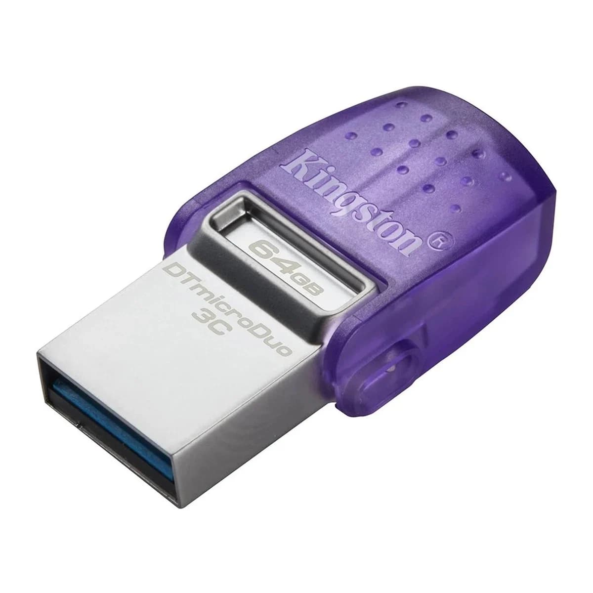 KINGSTON USB Stik DataTraveler microDuo 3C, 64GB, USB-A + USB-C, 200MB/s, USB 3.2 Gen 1
