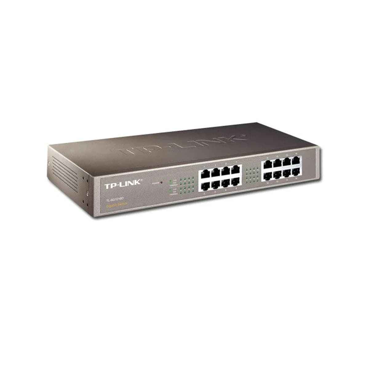 TP-LINK Switch 16-Port Gigabit TL-SG1016D, Unmanaged, Desktop/Rackmount