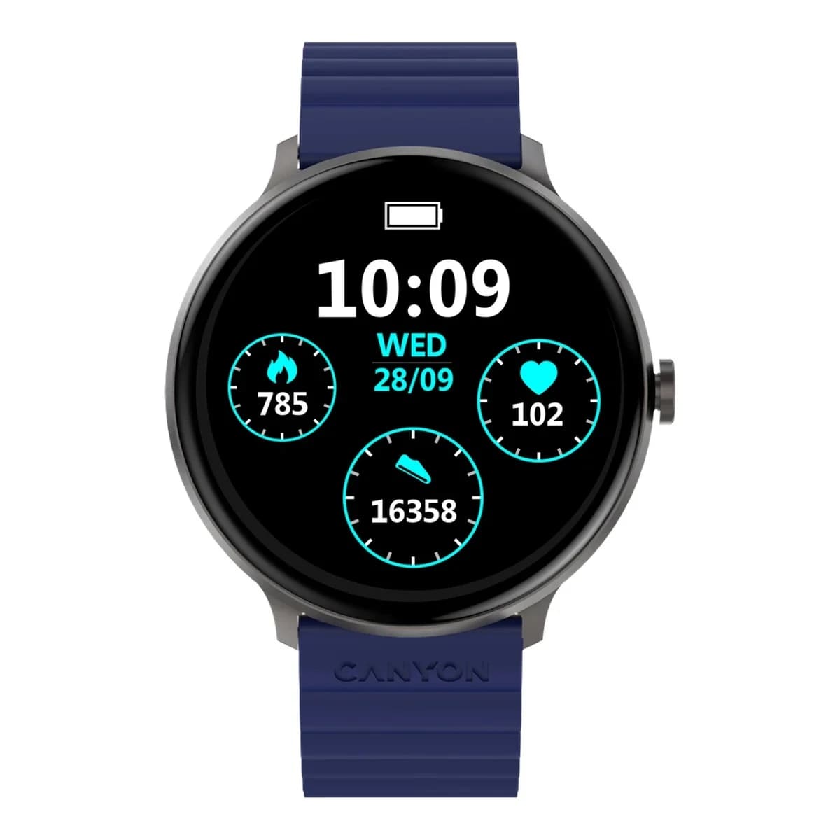 CANYON Smart Watch Jacky SW-69 Plavo-Žuti - Živopisan, Multifunkcionalni Pametni Sat