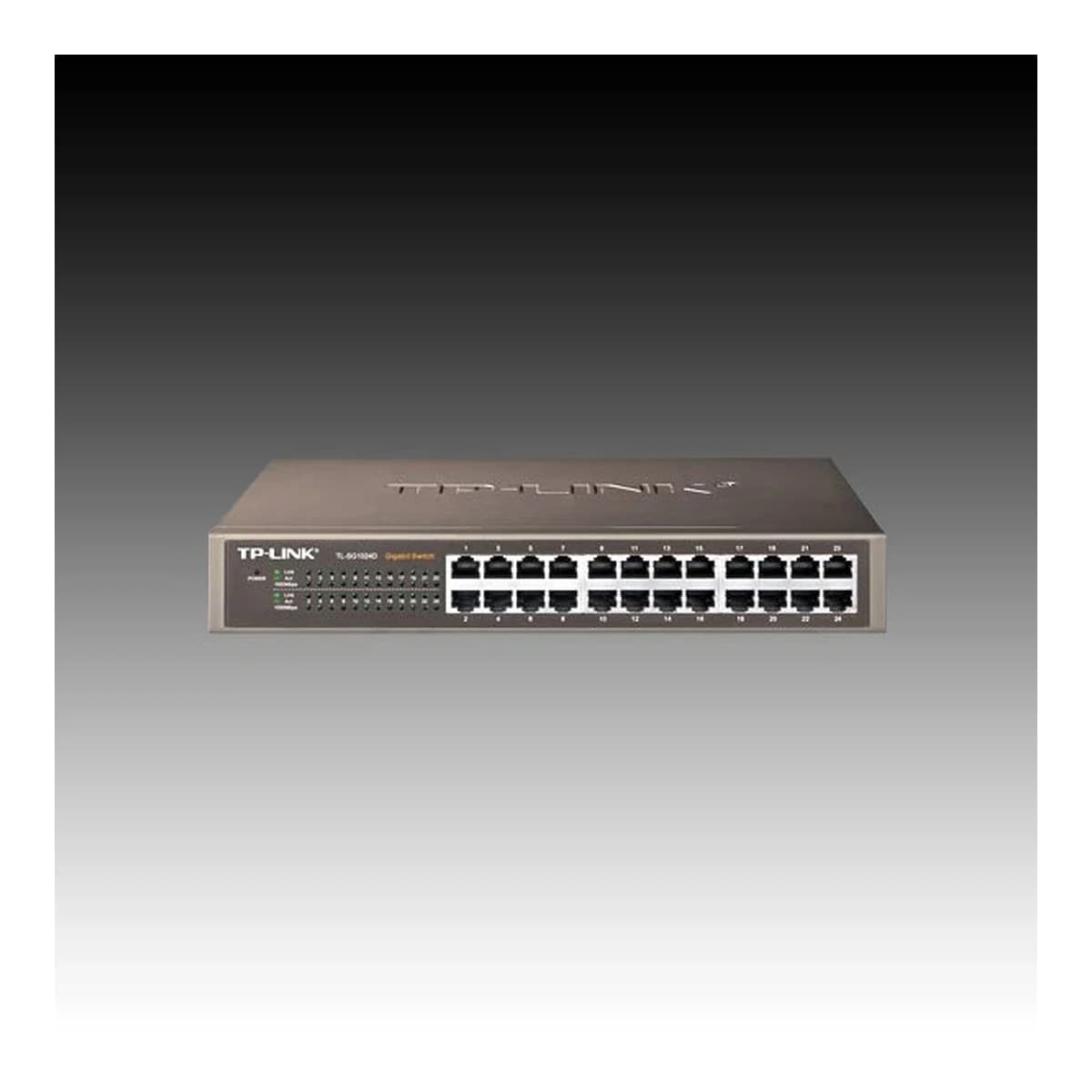 TP-LINK Switch 24-Port Gigabit TL-SG1024D, Unmanaged, Rackmount