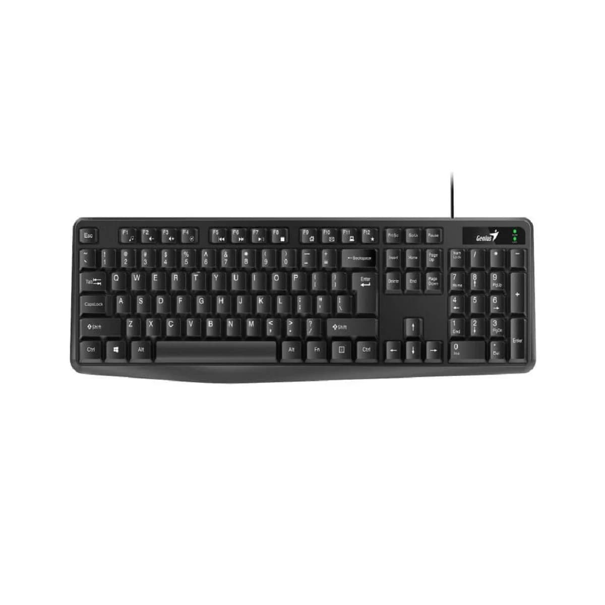 Genius žičana tastatura KB-117 , dužina kabla 1,4 m,crna boja, USB konektor, BiH layout