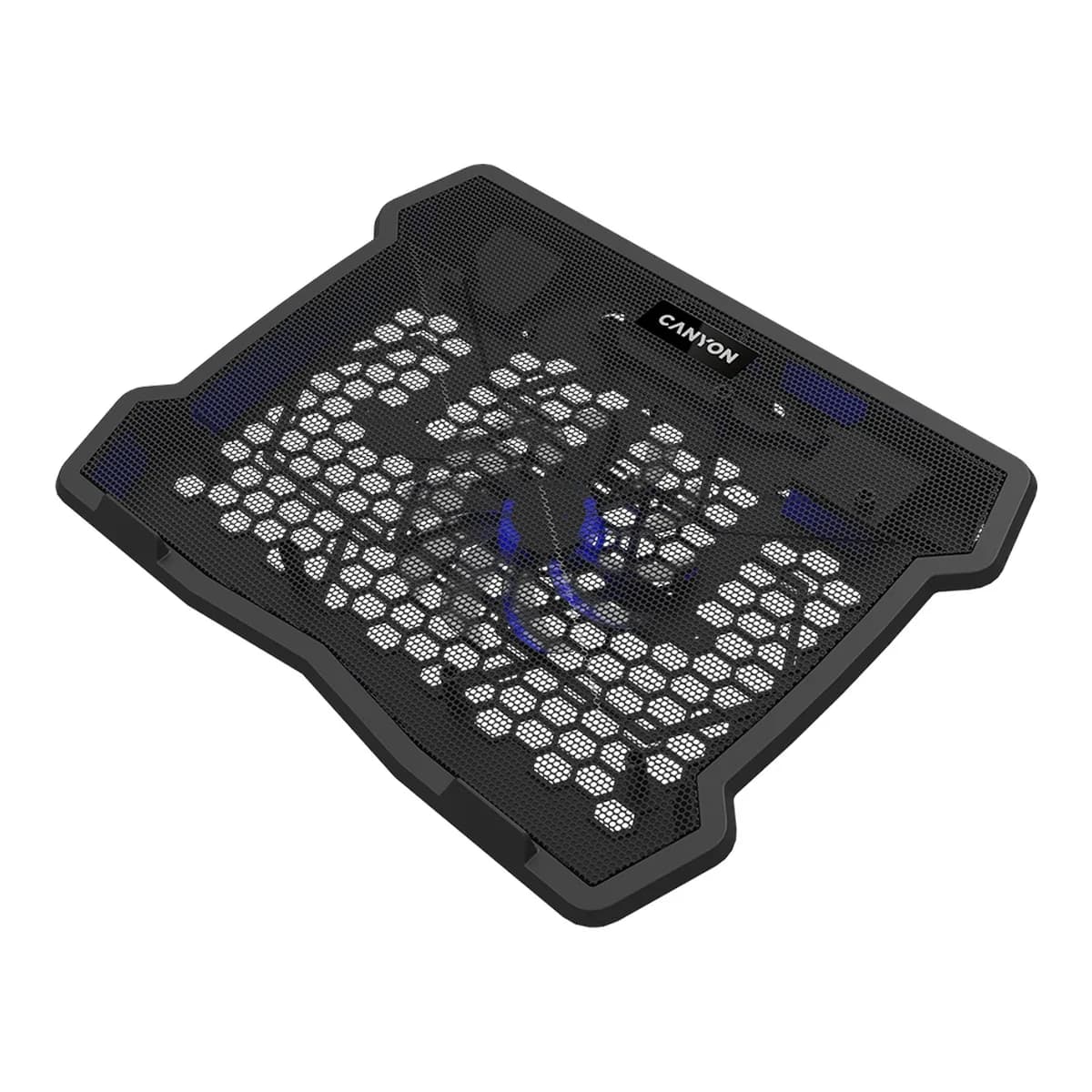 CANYON NS02 Cooling stand single fan with 2x2.0 USB hub support up to 10”-15.6” laptop