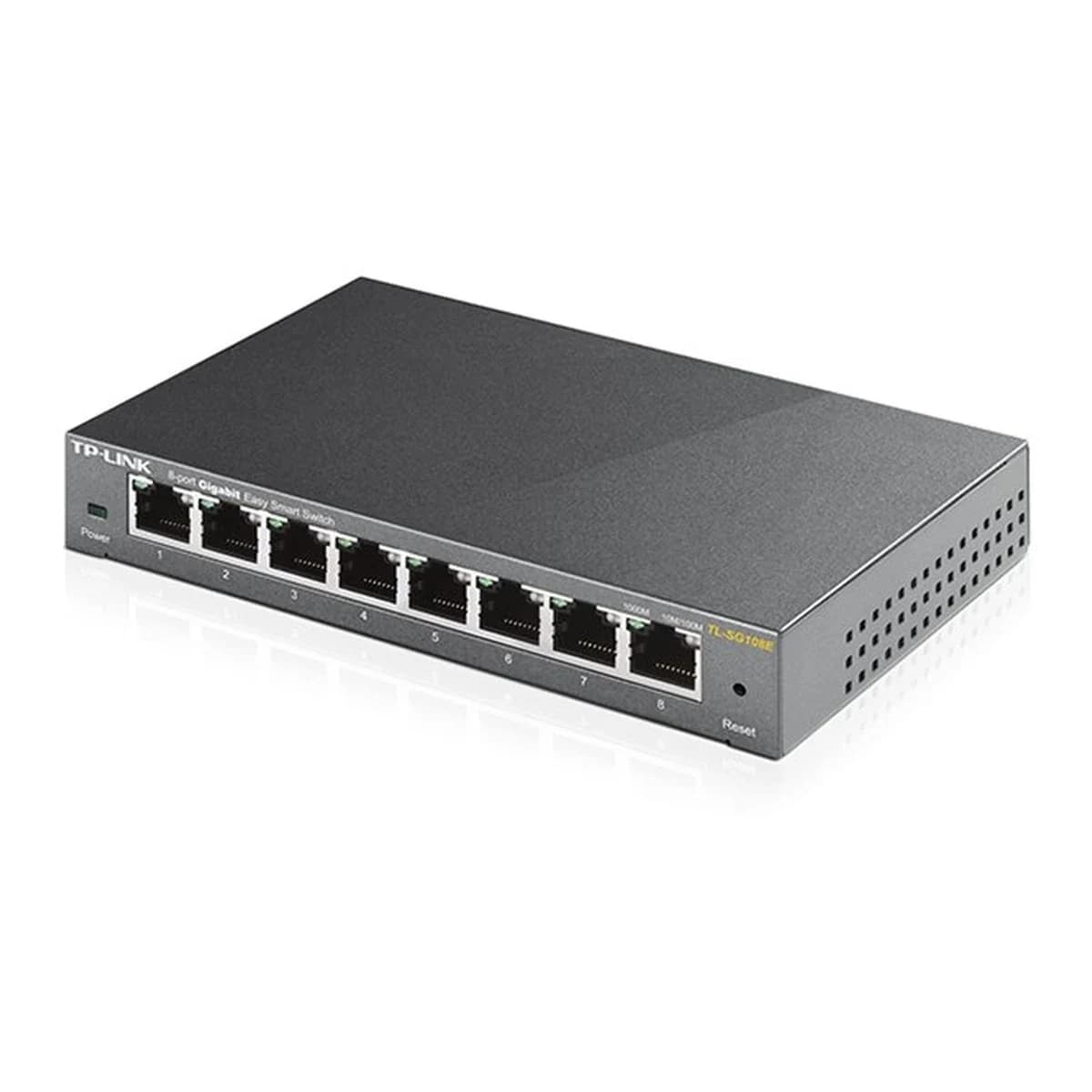 TP-LINK Switch 8-Port Gigabit TL-SG108E, Easy Smart, VLAN, QoS