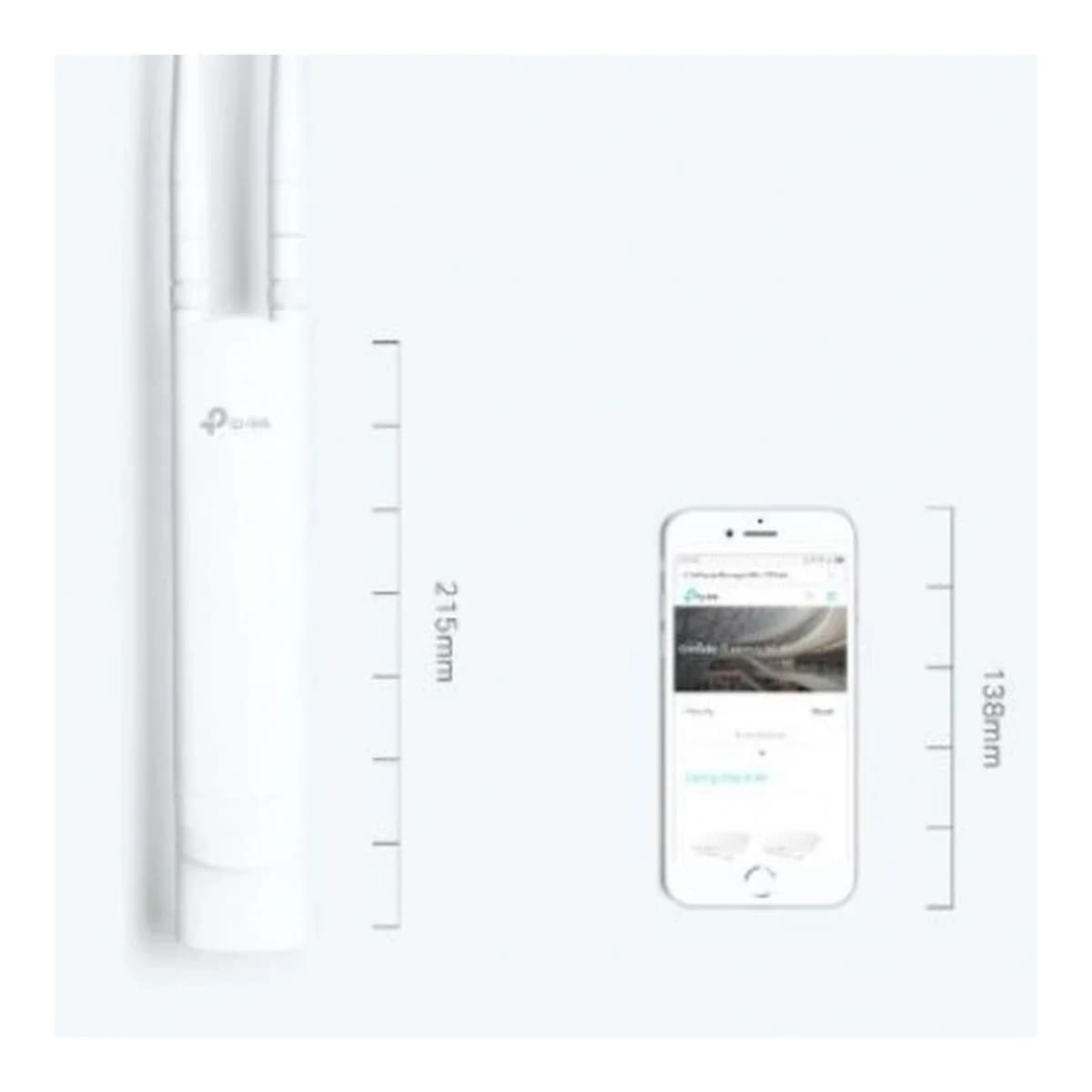 TP-LINK Access Point WiFi N 300Mbps EAP110, Ceiling/Wall Mount, Passive PoE, Omada SDN
