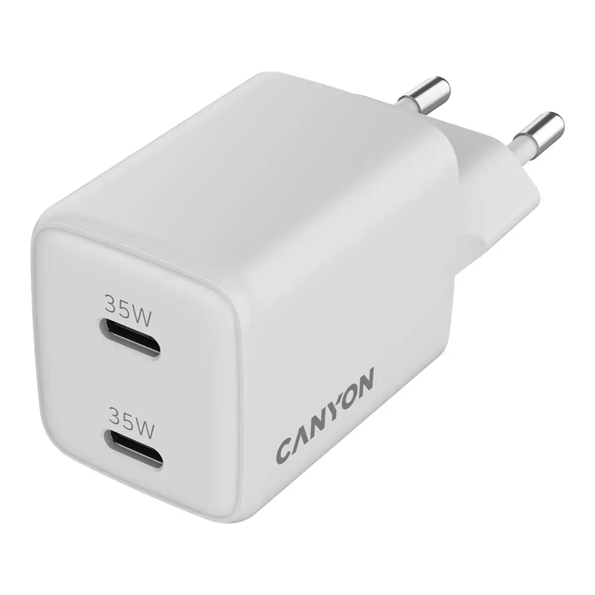 CANYON charger CU35CC GaN 35W 2xPD EU White