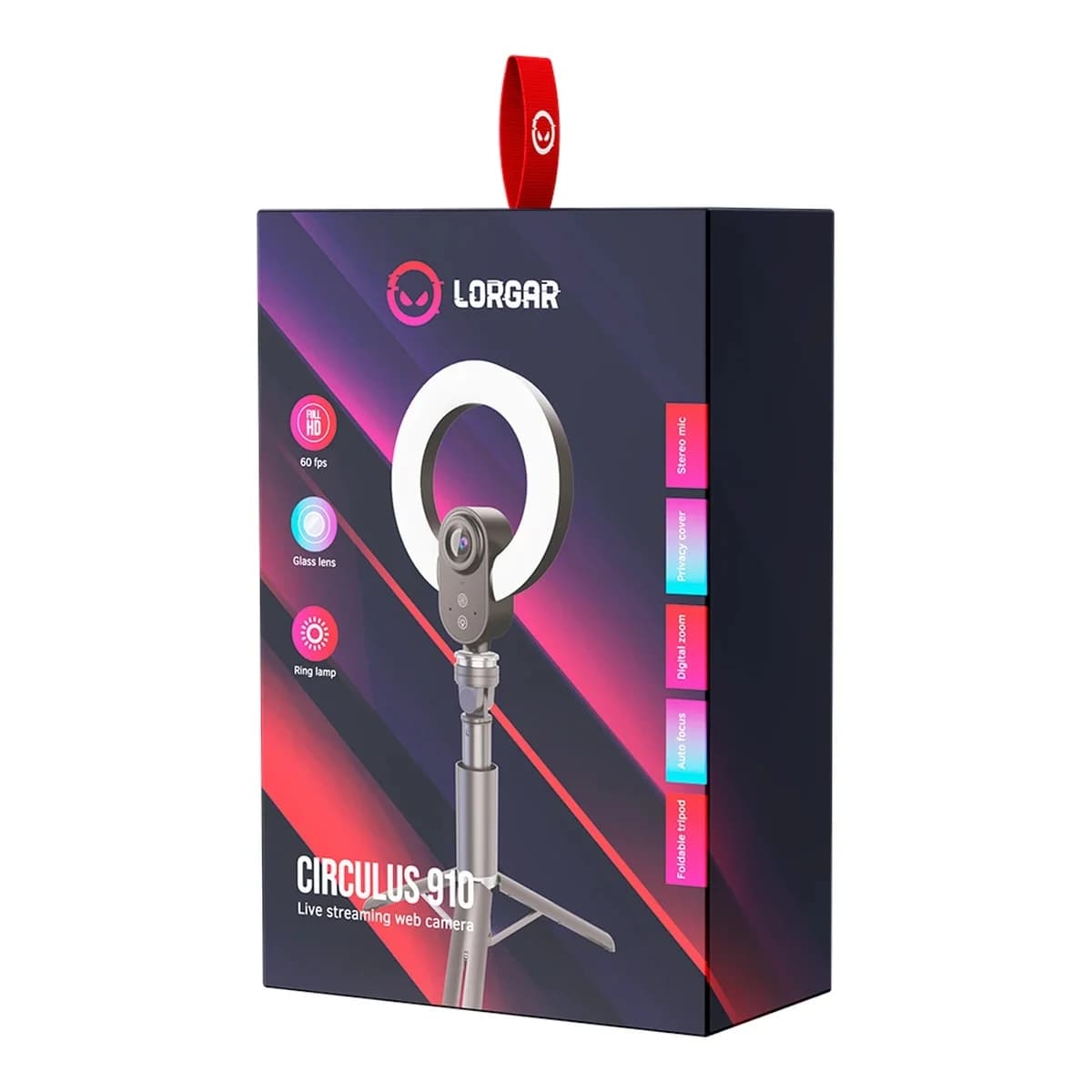 LORGAR Circulus 910 Web Kamera 5MP 60fps Sony Sensor