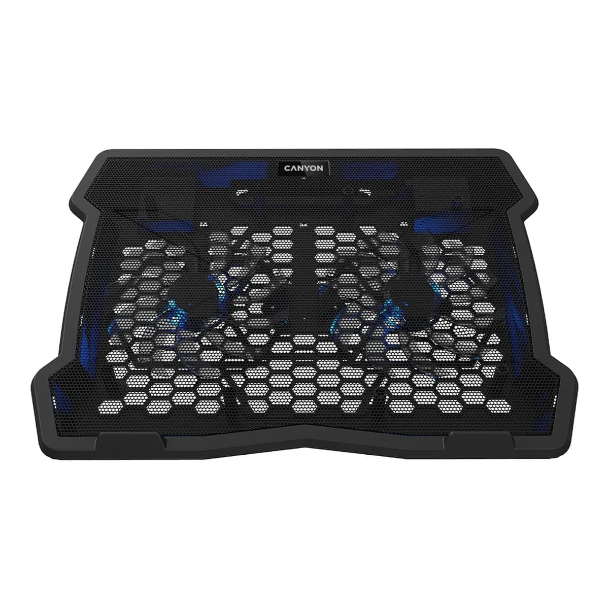CANYON NS03 Cooling stand dual-fan with 2x2.0 USB hub support up to 10”-15.6” laptop ABS