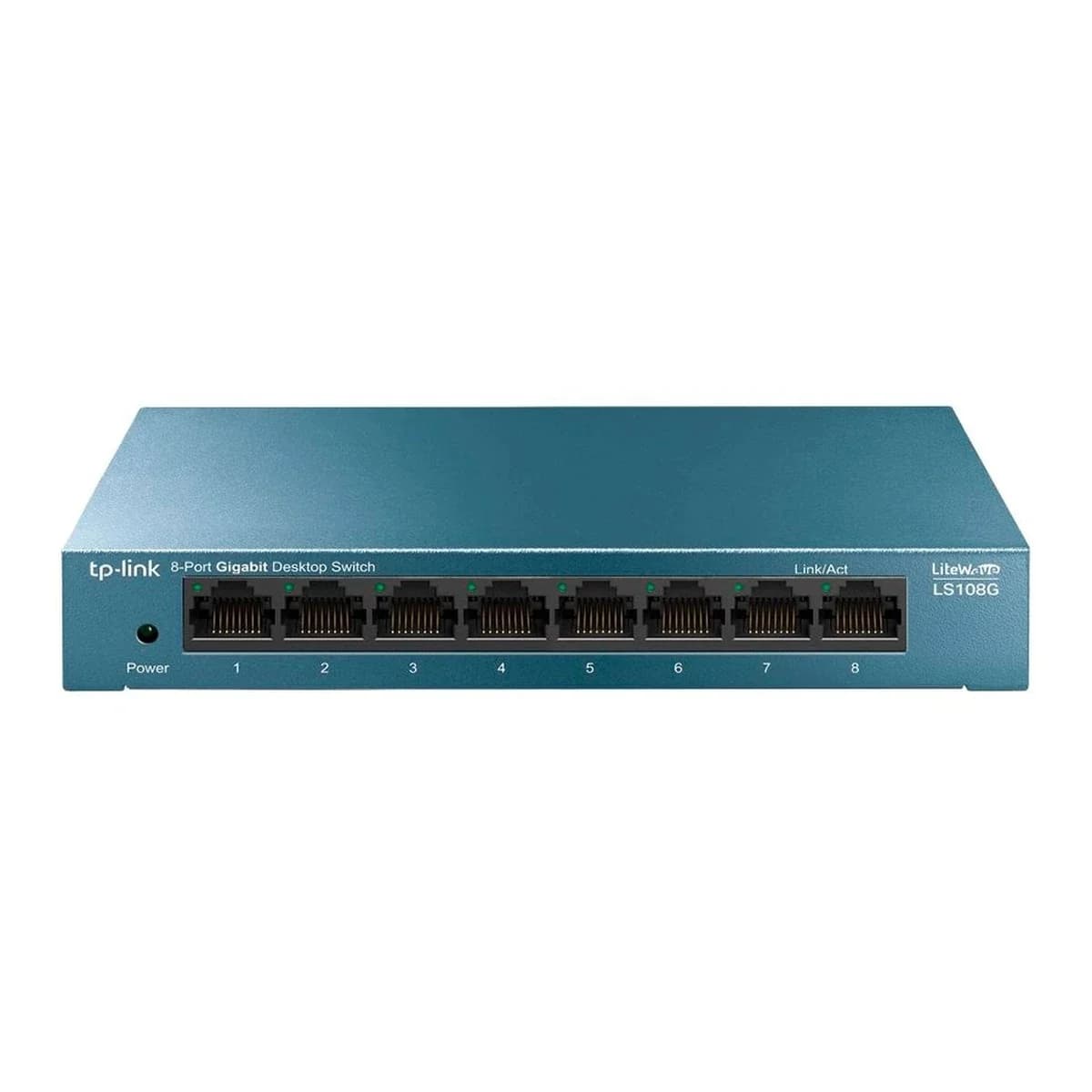 TP-LINK Switch 8-Port Gigabit LiteWave LS1008G, Unmanaged, Čelično kućište, Zidna montaža, QoS