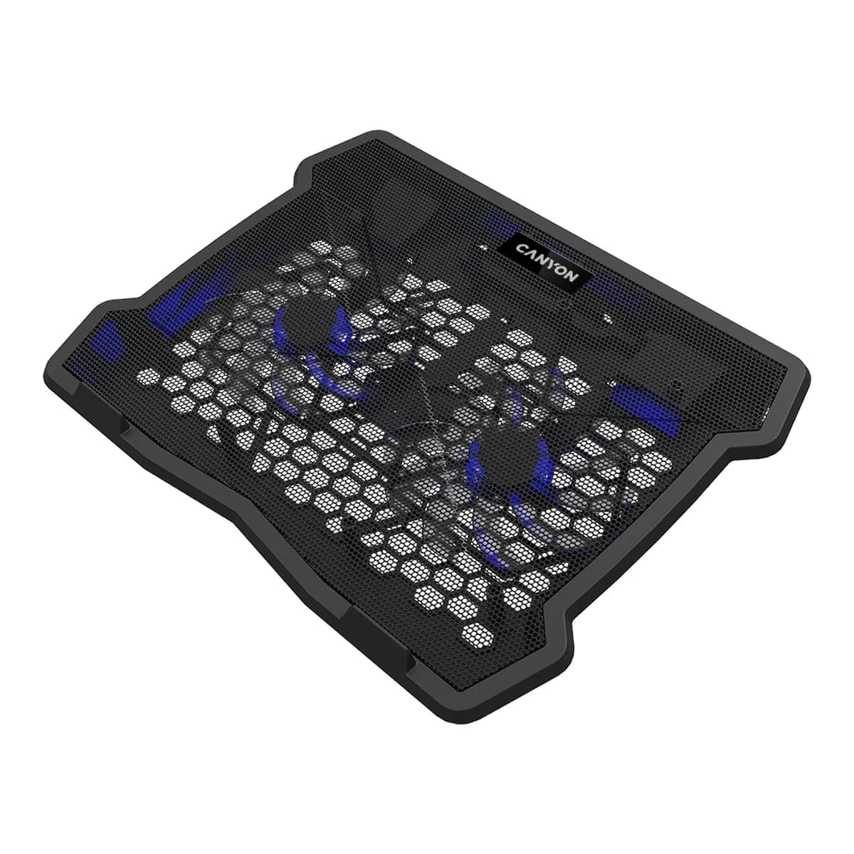 CANYON NS03 Cooling stand dual-fan with 2x2.0 USB hub support up to 10”-15.6” laptop ABS