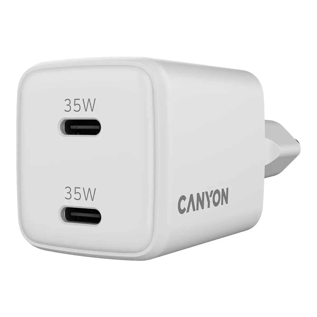 CANYON charger CU35CC GaN 35W 2xPD EU White