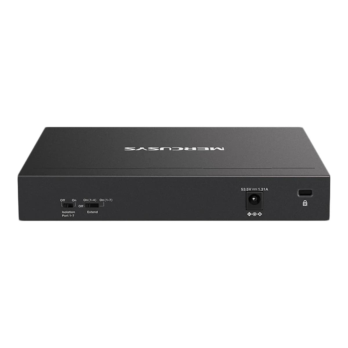 MERCUSYS Switch 8-Port Gigabit MS108GP, Unmanaged, 7x PoE+ 65W, Extend Mode up to 250m