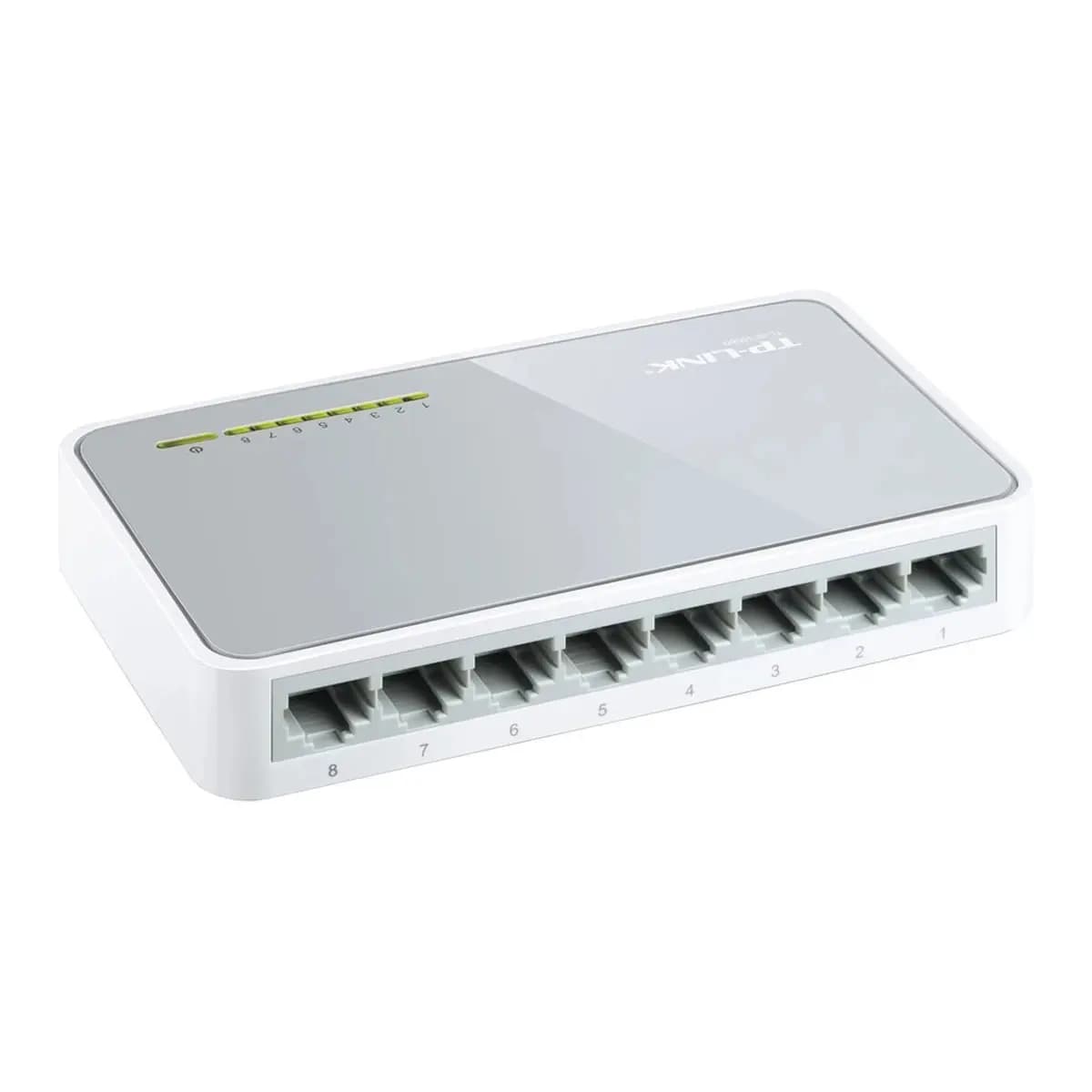 TP-LINK Switch 8-Port 10/100Mbps TL-SF1008D, Unmanaged, Desktop, Fanless