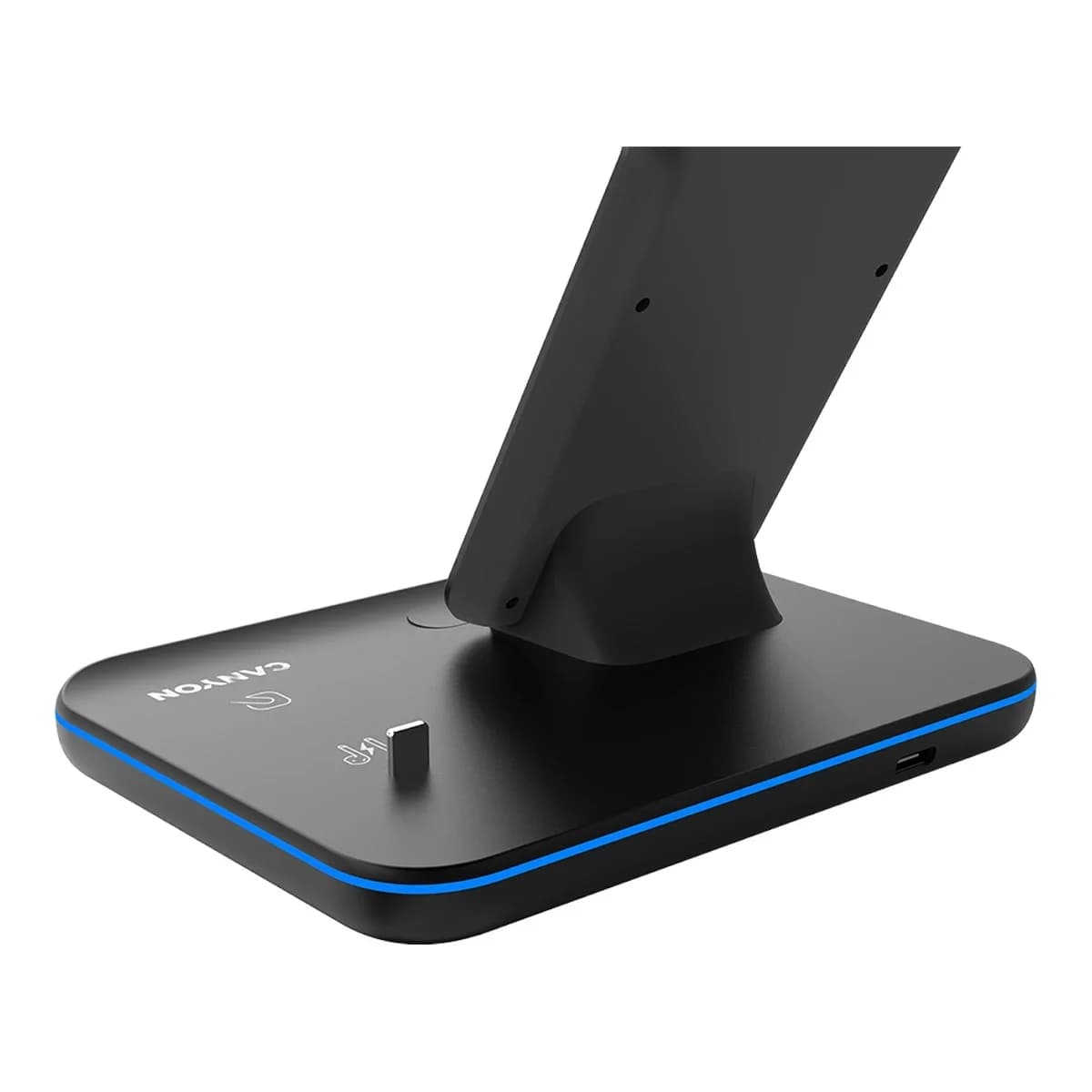 CANYON WS-302 3in1 Wireless charger with touch button for Running water light Input 9V/2A12V/1.5A  Output