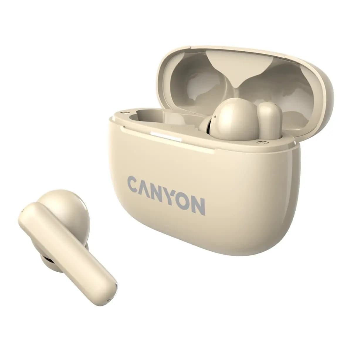 CANYON OnGo TWS-10 ANC+ENC Bluetooth Headset microphone BT v5.3 BT8922F Frequence Response:20Hz-20kHz battery Earbud 40mAh*2+Charging