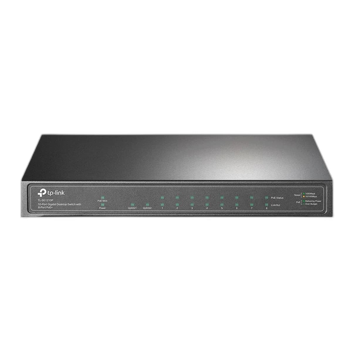 TP-LINK Switch 10-Port Gigabit SG1210P, Unmanaged, 8x PoE+, 1x SFP, Desktop/Wallmount