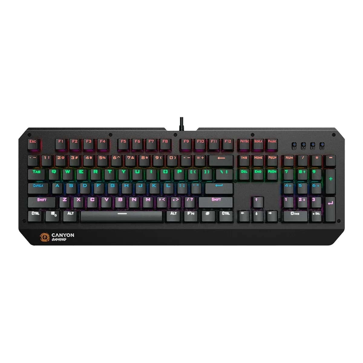 CANYON Tastatura Mehanicka Gaming Hazard GK-6, USB, Full-size, RGB