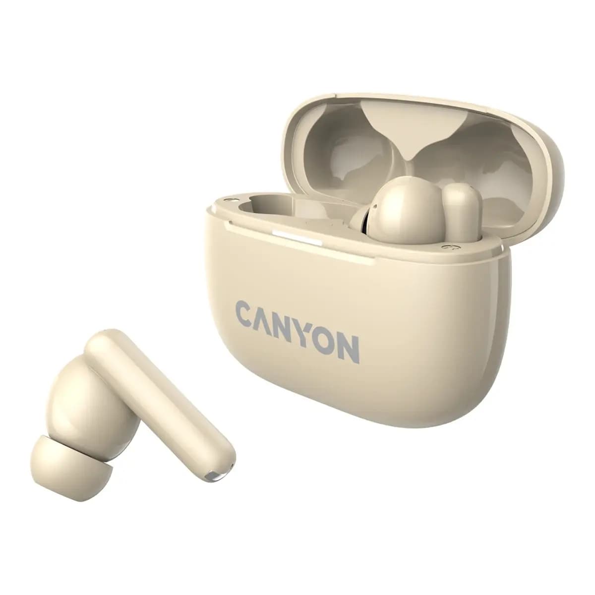 CANYON OnGo TWS-10 ANC+ENC Bluetooth Headset microphone BT v5.3 BT8922F Frequence Response:20Hz-20kHz battery Earbud 40mAh*2+Charging