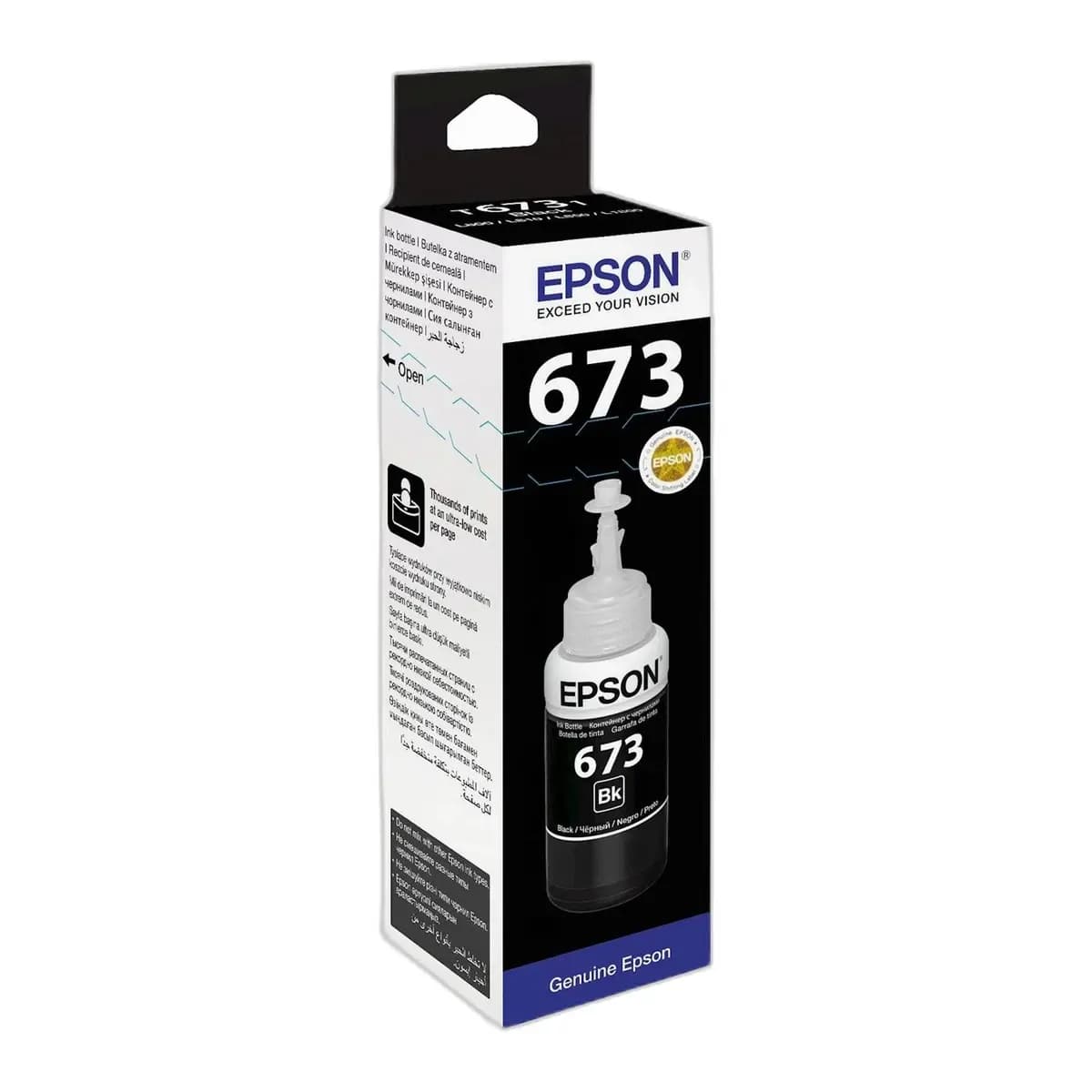 Tinta EPSON EcoTank ITS T6731 Black 70ml