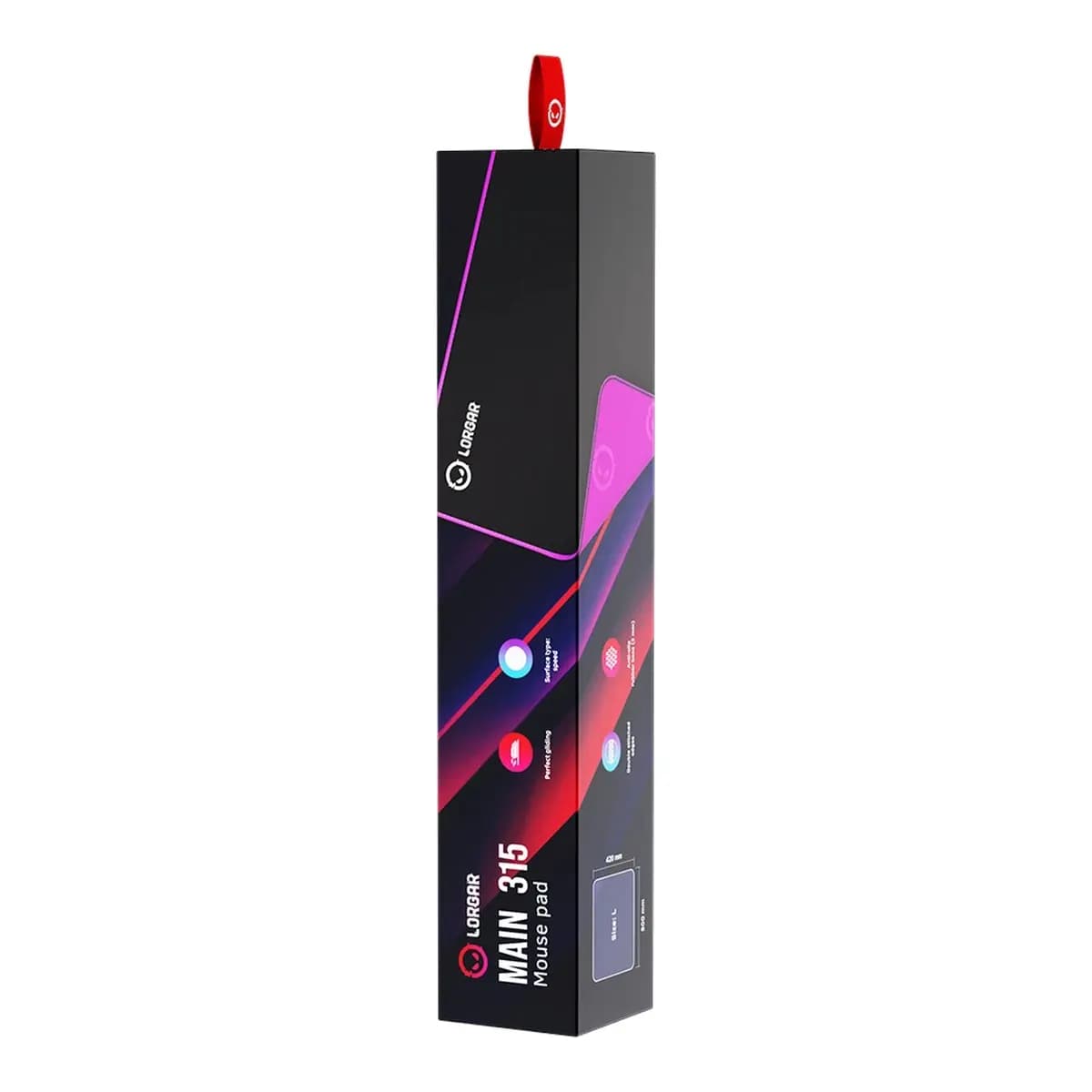 Lorgar Main 315 Gaming podloga 500x420x3mm High speed Purple