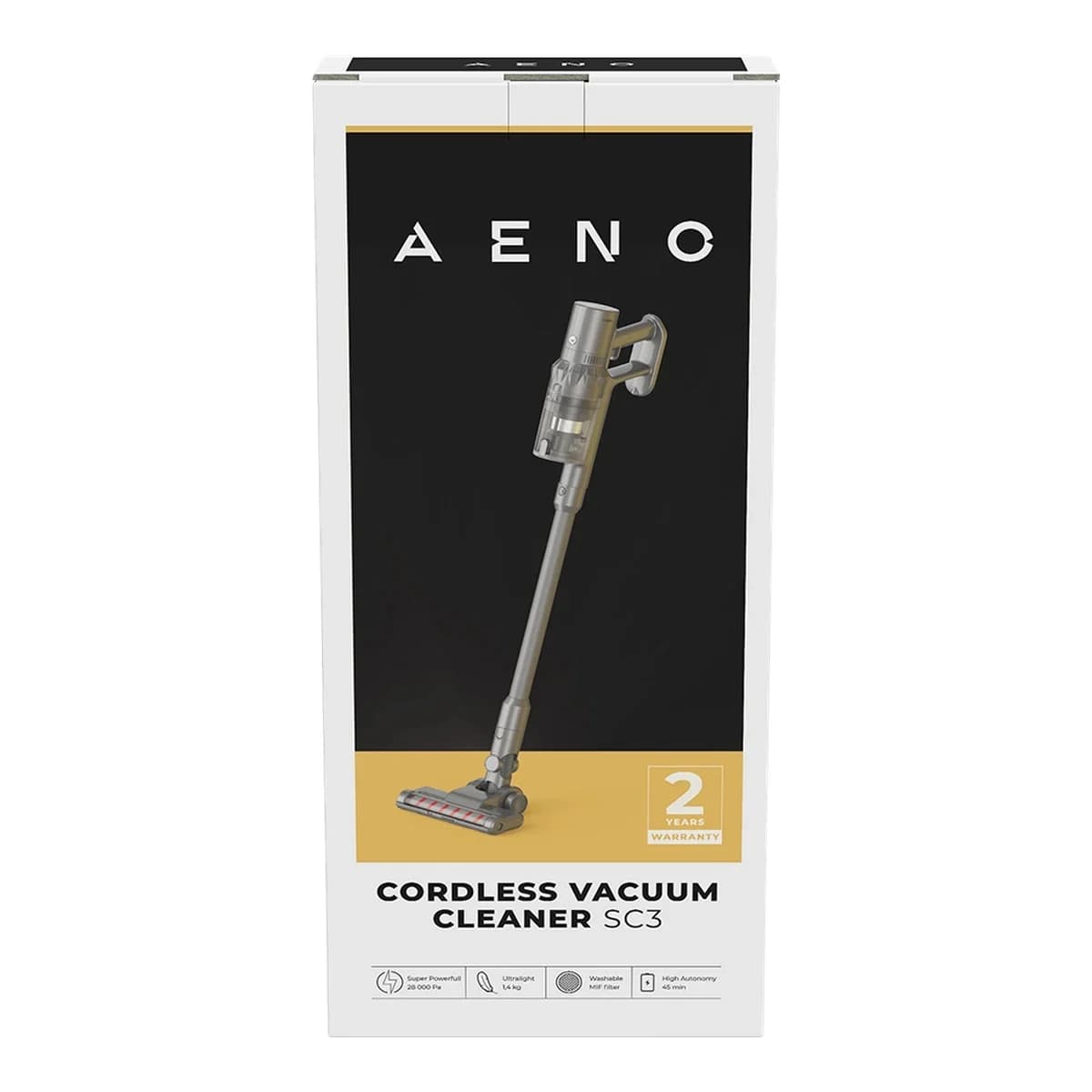 AENO Bežični Usisivač SC3 - LED Četka, 250W Motor, Turbo Četka, Fleksibilan