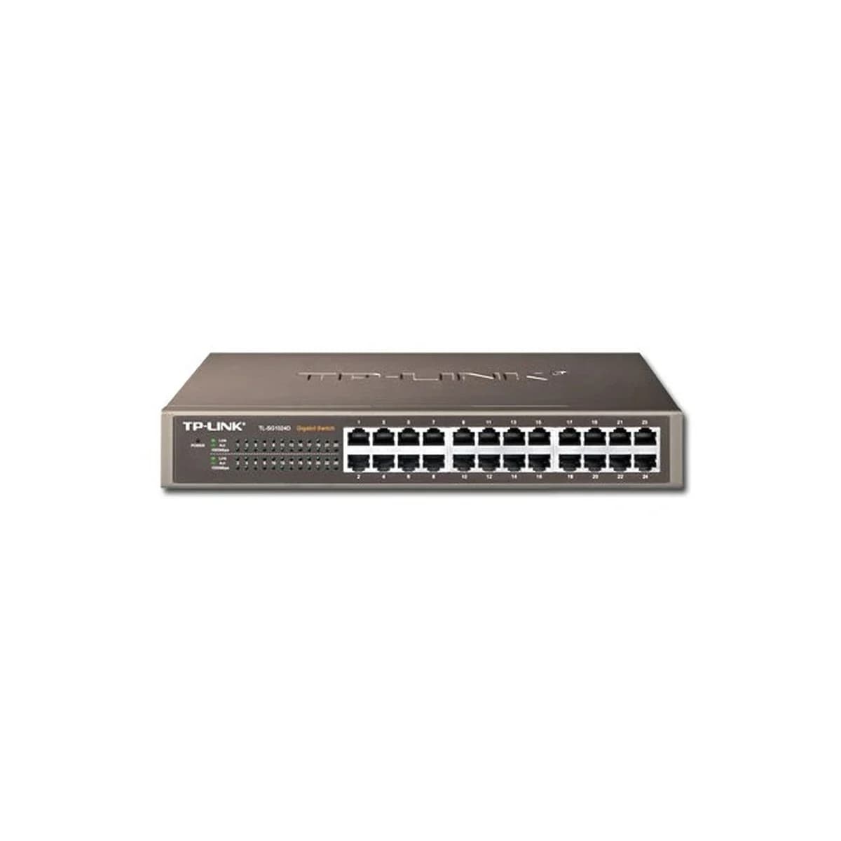 TP-LINK Switch 24-Port Gigabit TL-SG1024D, Unmanaged, Rackmount
