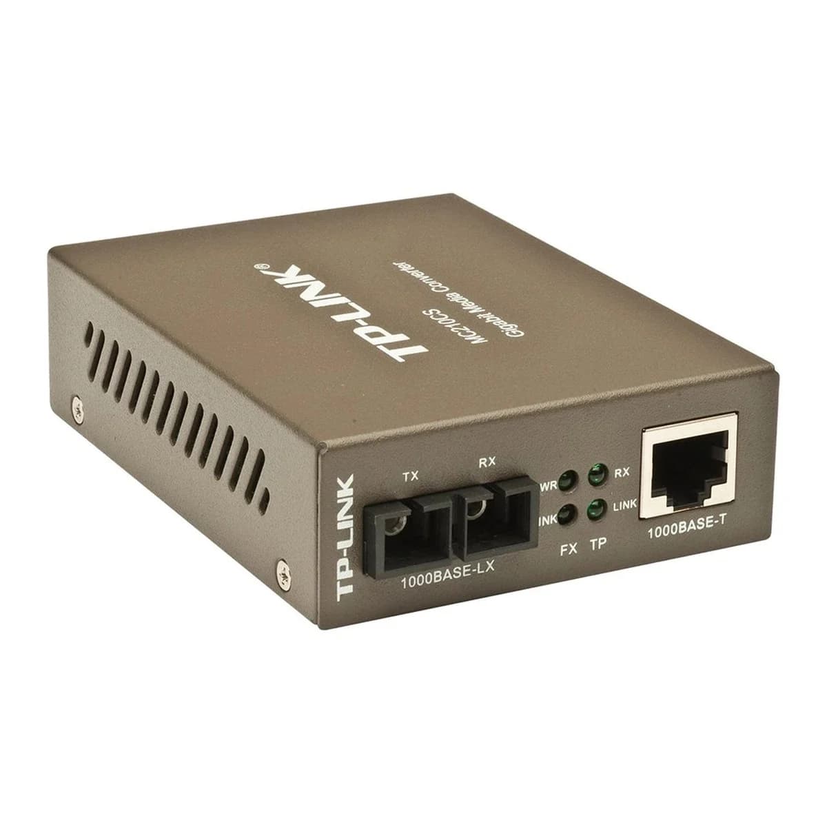 Media Filter TP-Link MC210CS, 1000Mbps RJ45 to 1000Mbps single-mode SC fiber Converter, Full-duplex,up to 15Km, switching power adapter, chassis mountable