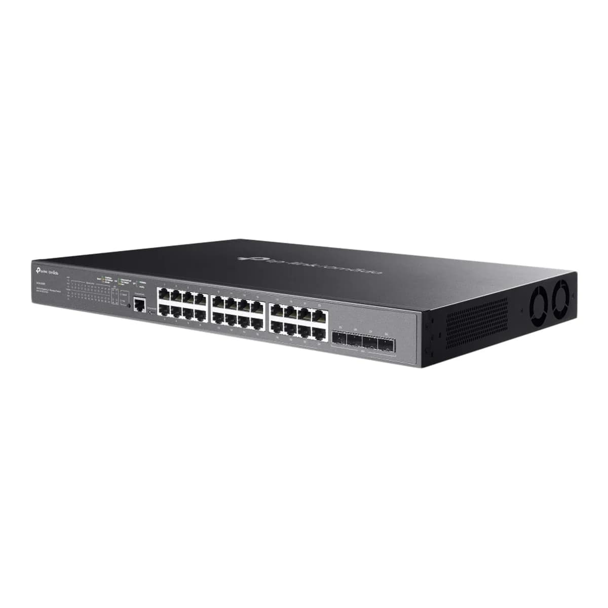 TP-LINK Switch 28-Port Gigabit SG3428MP, L2+ Managed, 24x PoE+ 384W, 4x SFP, Omada SDN, Rackmount