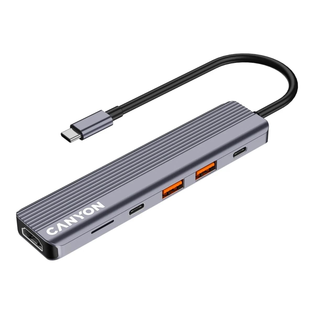 CANYON hub DS-17 6in1 4k USB-C Grey