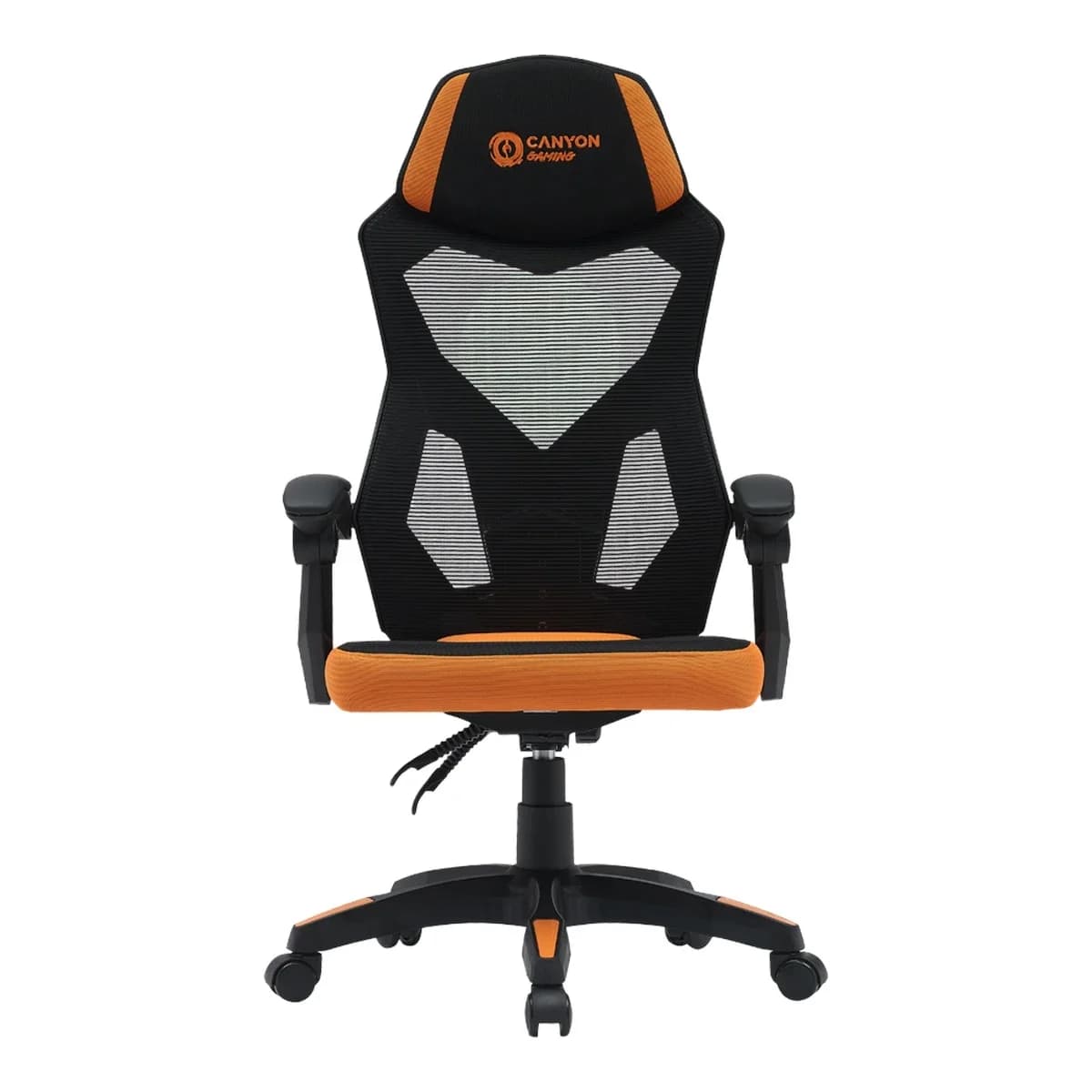 CANYON Gaming Stolica Wave MCH02 - Mrežasta, Crno-Narandžasta, Ergonomska