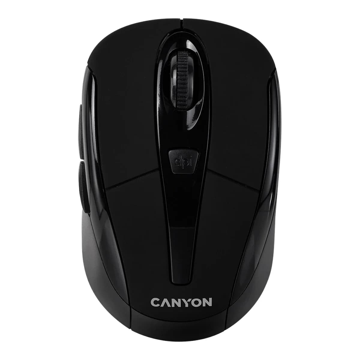 CANYON MSO-W6 2.4GHz wireless optical mouse with 6 buttons DPI 800/1200/1600 Black 92*55*35mm 0.054kg