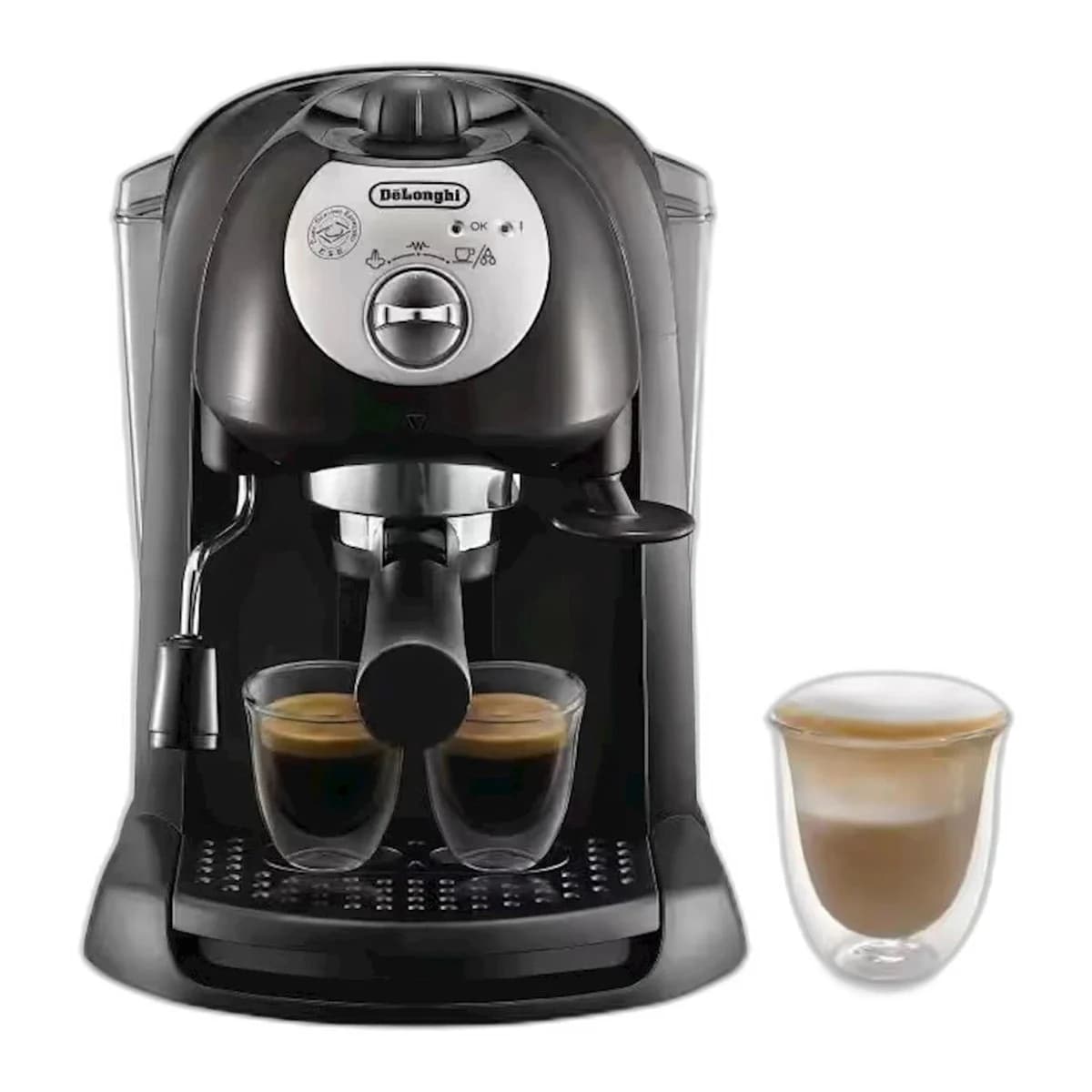 DELONGHI Aparat za espresso EC201CD.B, 1l, Cappuccino sistem, Automatsko isključivanje, Crna turn off