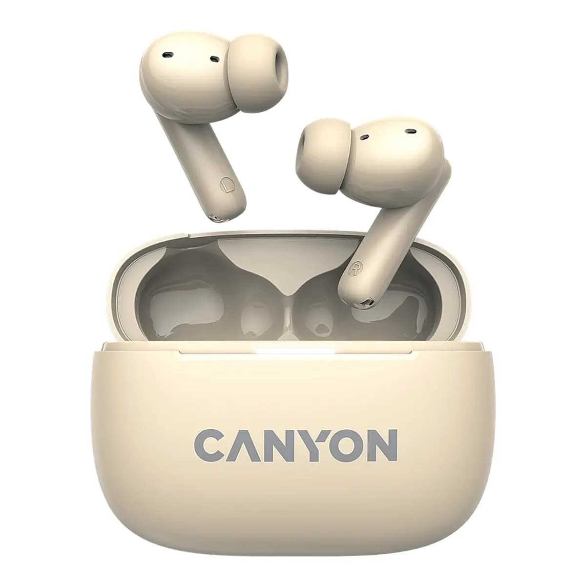 CANYON OnGo TWS-10 ANC+ENC Bluetooth Headset microphone BT v5.3 BT8922F Frequence Response:20Hz-20kHz battery Earbud 40mAh*2+Charging