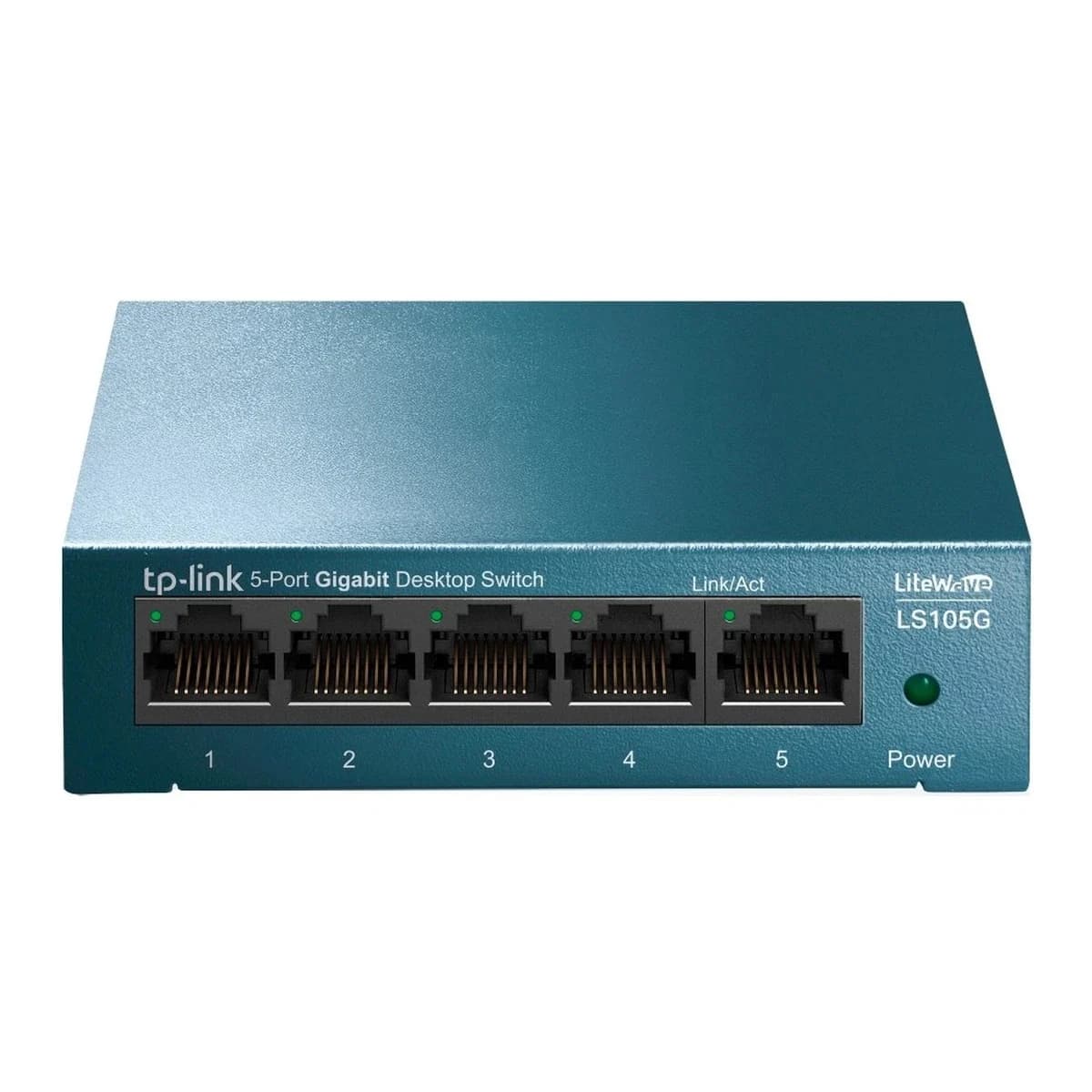 TP-LINK Switch 5-Port Gigabit LiteWave LS1005G, Unmanaged, Steel Case, Wall Mount