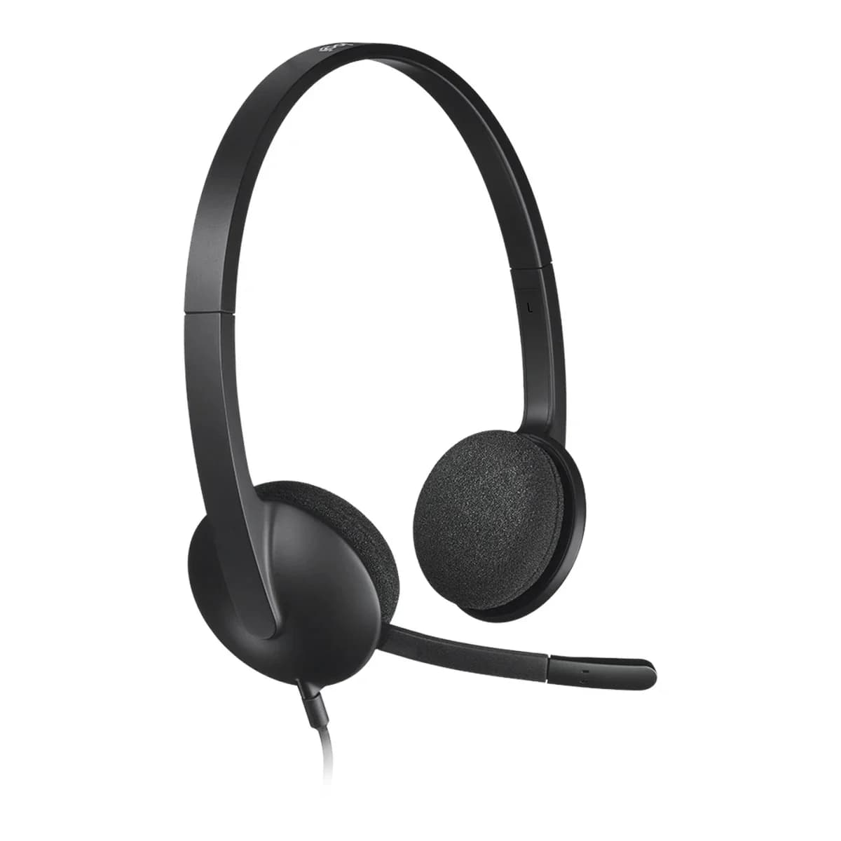 Logitech H340 USB Corded Headset - Crni, Visokokvalitetan Zvuk, Udoban Dizajn