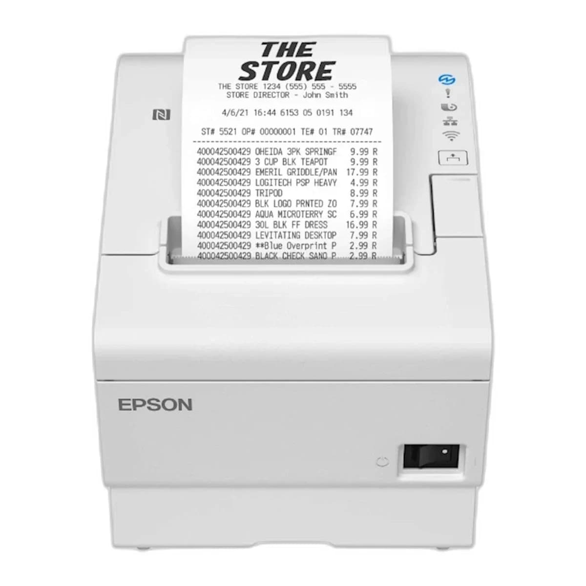 EPSON Termalni Printer TM-T88VII-111, Print, USB/Ethernet/Serial, 500mm/s, Bijeli