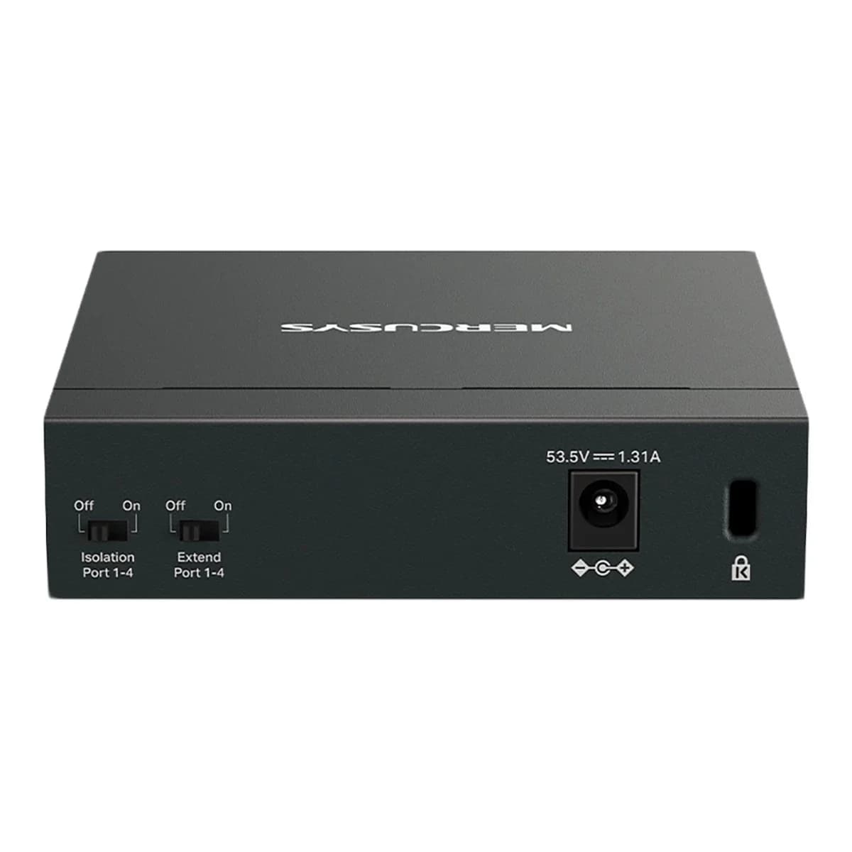 MERCUSYS Switch 5-Port Gigabit MS105GP, Unmanaged, 4x PoE+ 65W, Steel Case