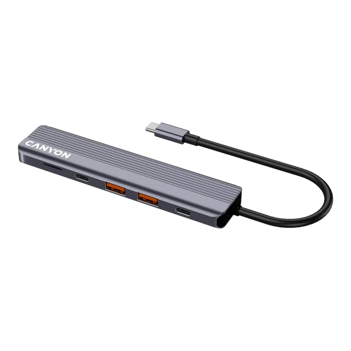 CANYON hub DS-17 6in1 4k USB-C Grey
