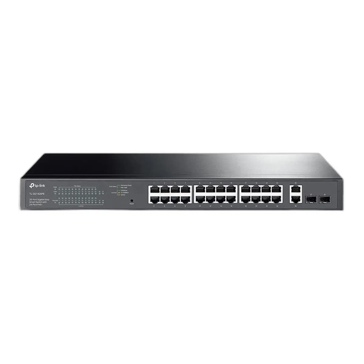 TP-LINK Switch 28-Port Gigabit TL-SG1428PE, Easy Smart, 24x PoE+, 2x SFP, Rackmount