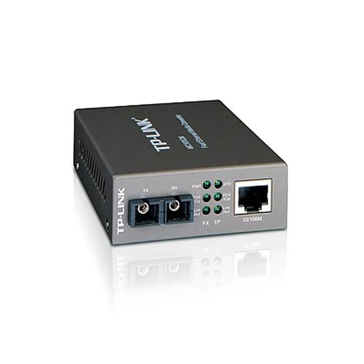 TP-LINK Media Converter MC100CM, 10/100Mbps RJ45, Multi-mode SC Fiber, do 2km, Full-duplex