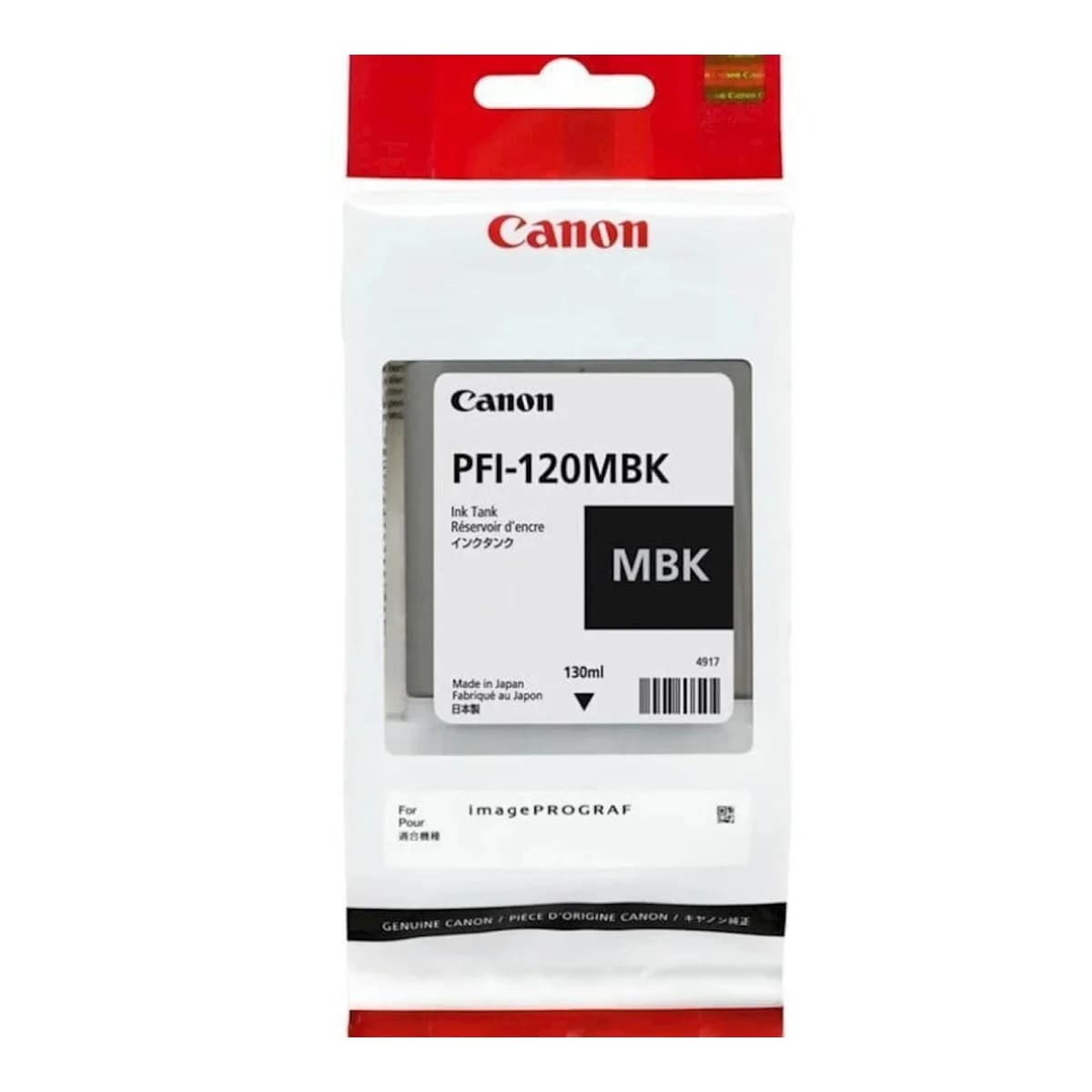 Canon tinta PFI-120 MBK