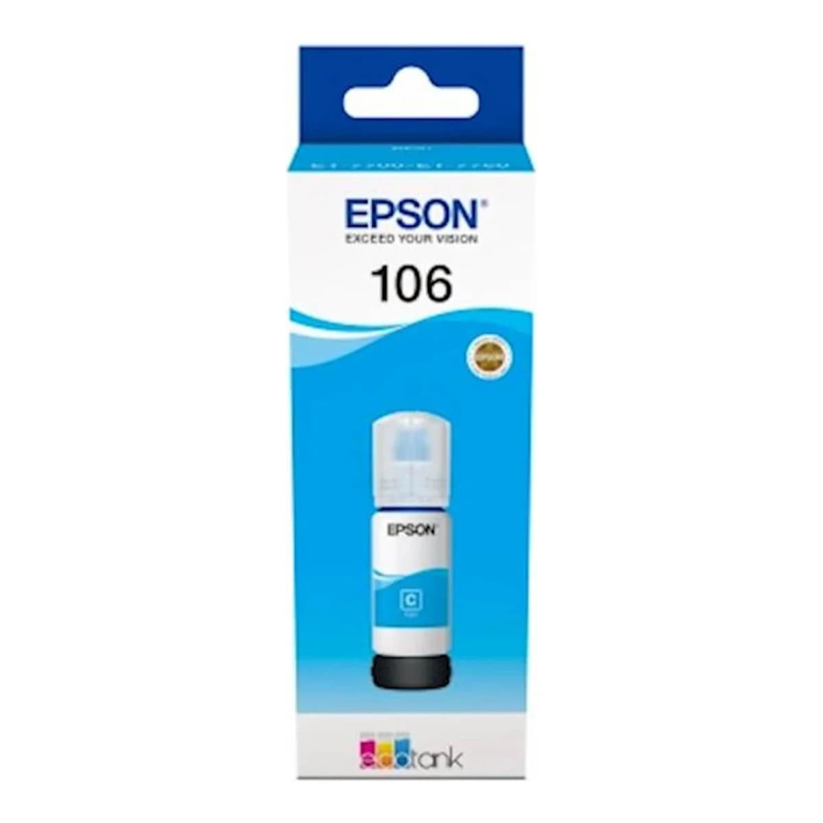 Tinta EPSON EcoTank Cyan 106