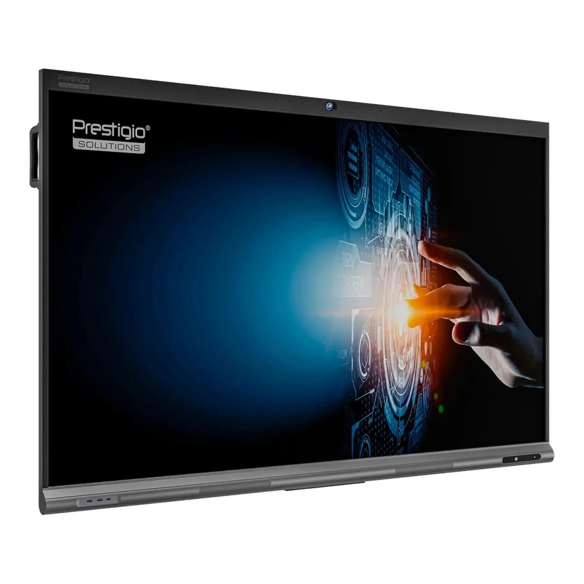 PRESTIGIO SOLUTIONS Multiboard 86" Light+ Series UHD 4K, Android 11, Wi-Fi, 40TP, NFC, Camera, touch pen
