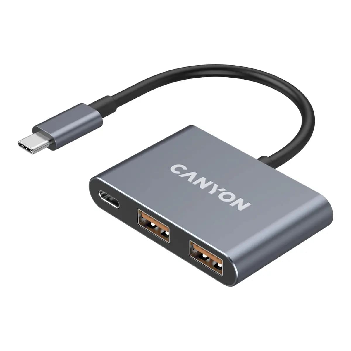 CANYON hub DS-3 3in1 USB-C Dark Grey