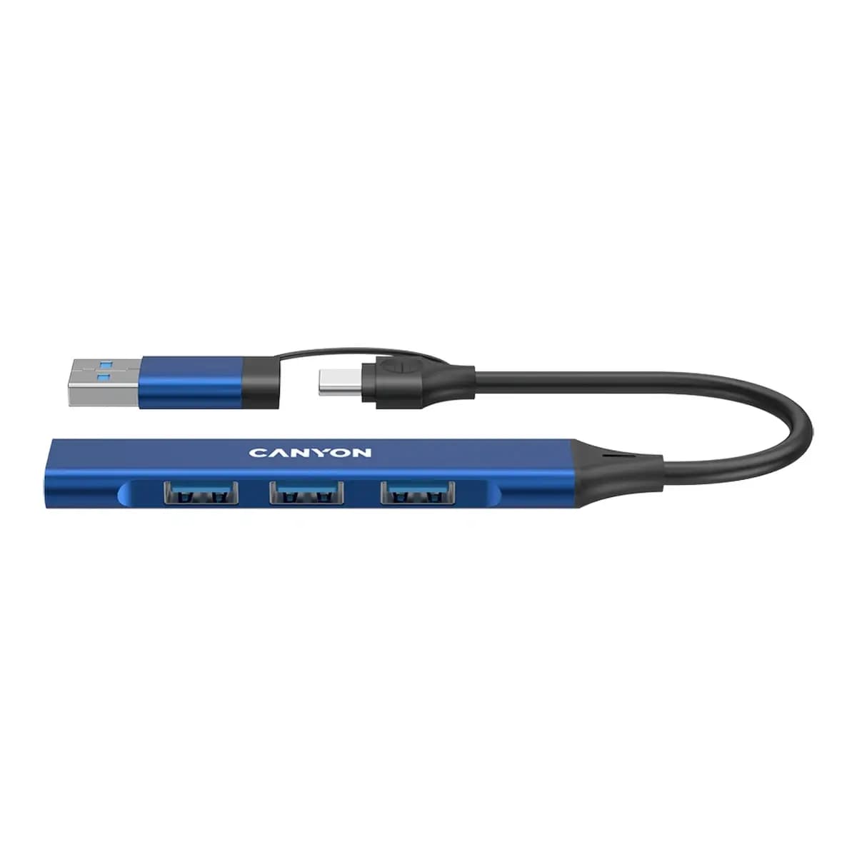 CANYON hub DS-02 4in1 USB-A/C Blue