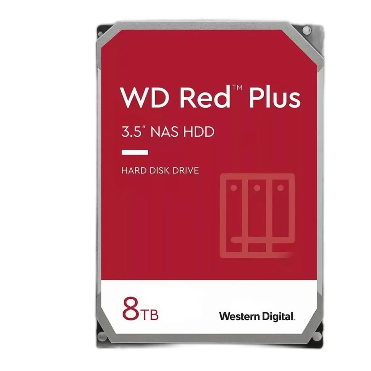 WD Red Plus 8TB NAS HDD CMR 3.5'' 256MB 5640 RPM SATA