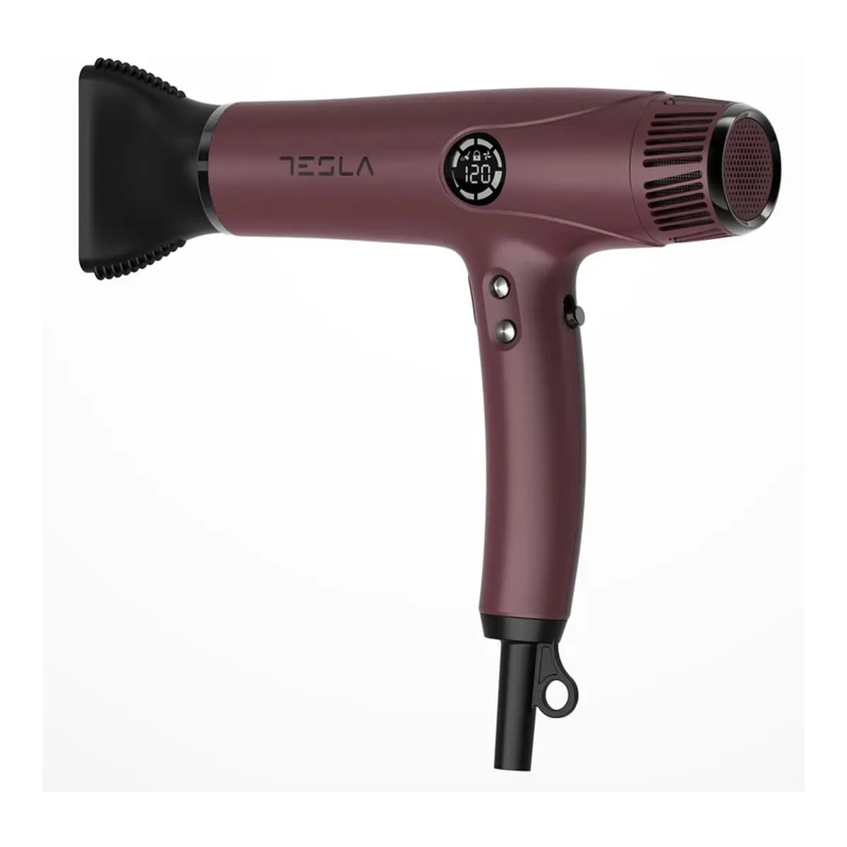 TESLA Fen za kosu DRH500BBD 2200W / HAIRDRYER / Bordo / LED Display