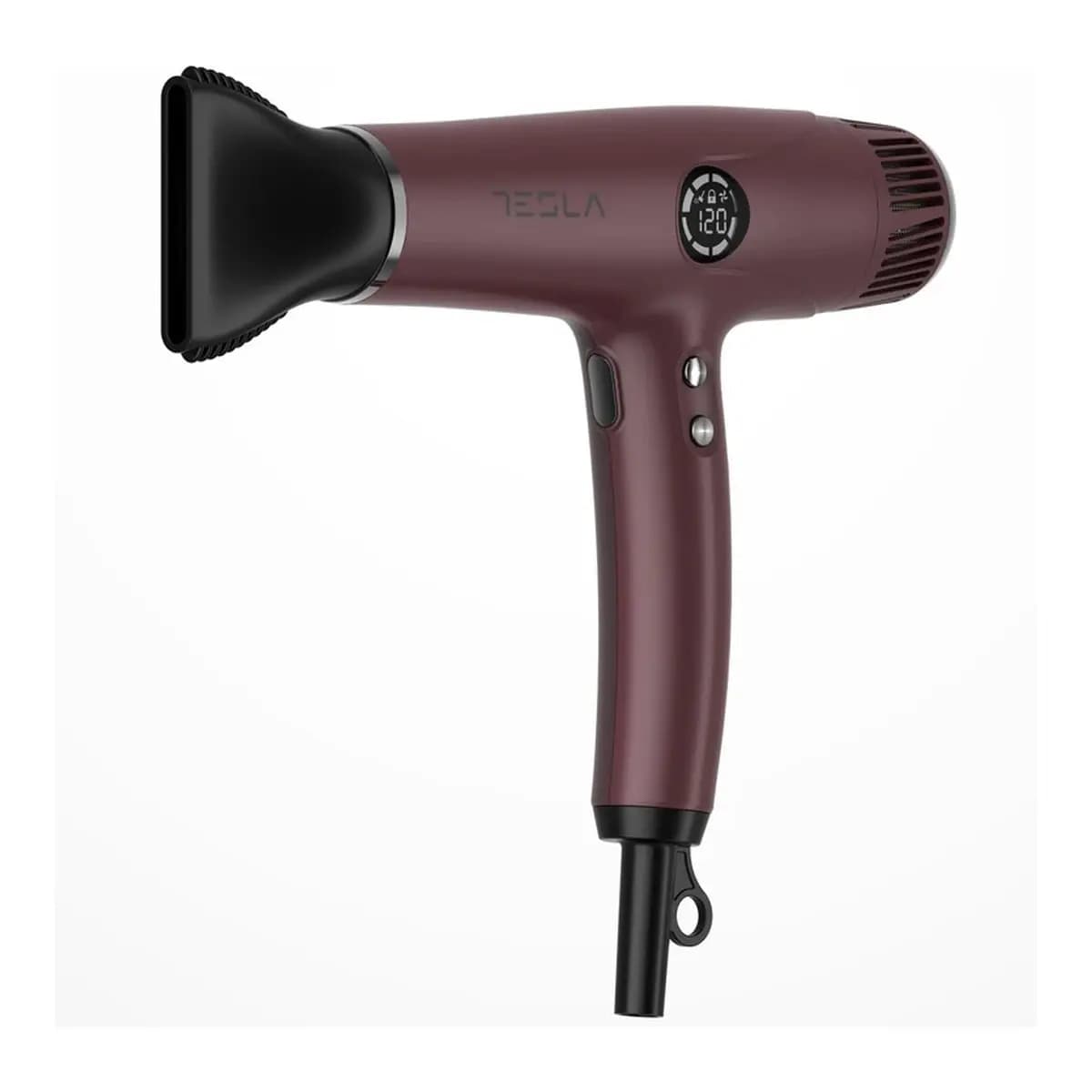 TESLA Fen za kosu DRH500BBD 2200W / HAIRDRYER / Bordo / LED Display