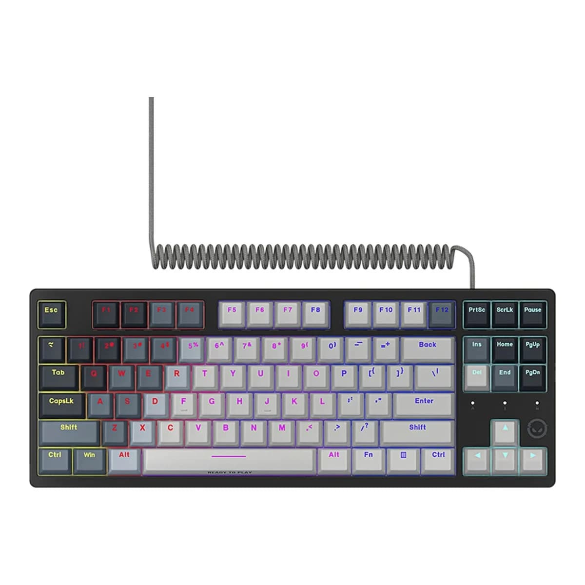LORGAR Tastatura Mehanicka Gaming Azar 514TKL, USB, Dream Switches, TKL, RGB, White